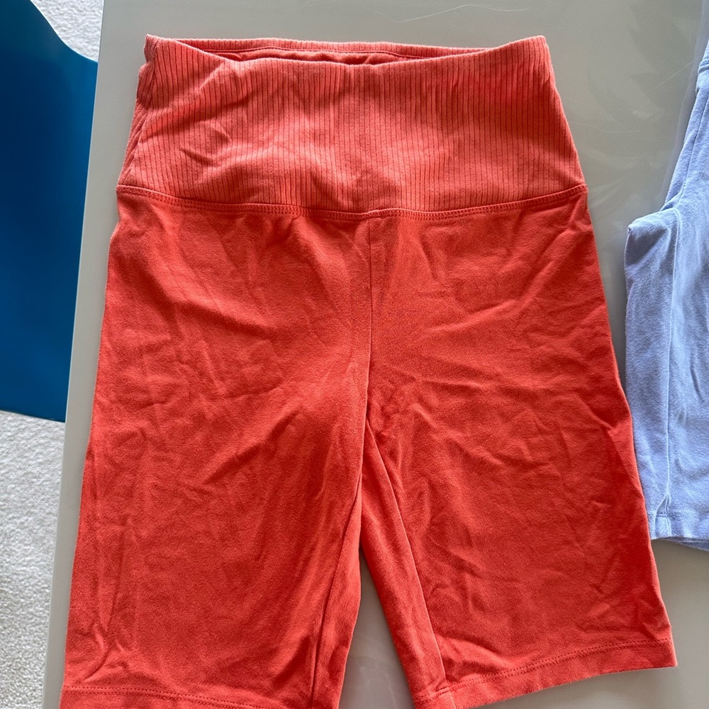 Cotton biker shorts